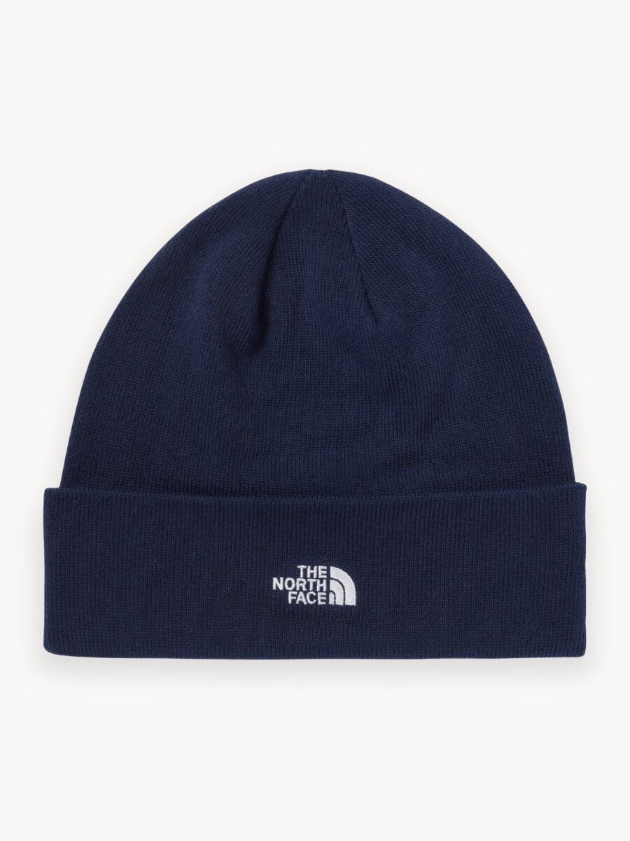 Шапка-бини The North Face Norm Beanie для взрослых и детей, размер OneSize, темно-синий