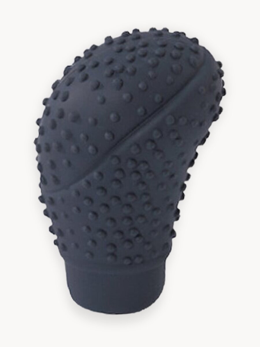 Насадка (силиконовый чехол) на ручку кпп с массажными бугорками овальная