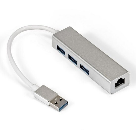 Кабель-адаптер Exegate EXE-77U3T-45, USB3.0 -3xUSB3.0 + 1xRJ45 (EX294185RUS)