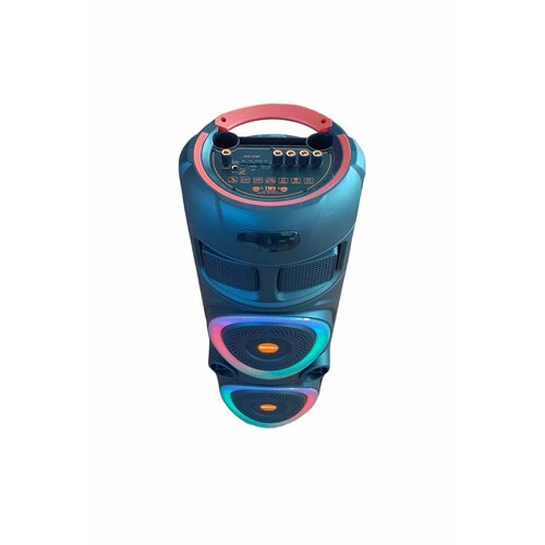 Колонка акустическая портативная Караоке TWS 1195 NEW P M P O 1000W Микрофон Пульт Bluetooth USB TF AUX Led подсветка 990000₽