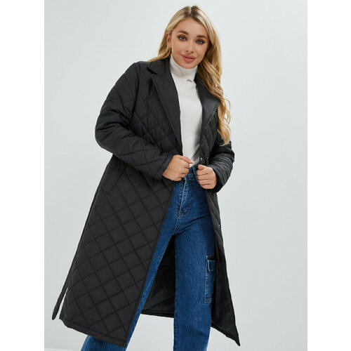 Пальто Abby, размер XL, черный, мультиколор