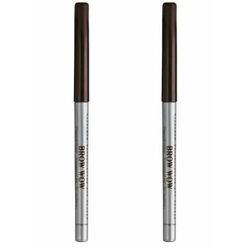 Relouis Карандаш механический для бровей Brow Wow, тон 03 Medium Brown, 2 шт. relouis карандаш механический для бровей brow wow тон 03 medium brown 2 шт