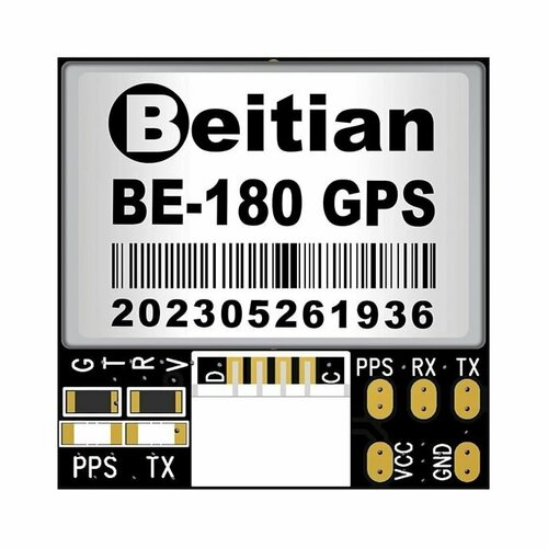 Антенный GPS модуль BEITIAN BE-180 маленький размер GPS модуль ГЛОНАСС GNSS UART TTL GPS модуль для радиоуправляемого FPV дрона