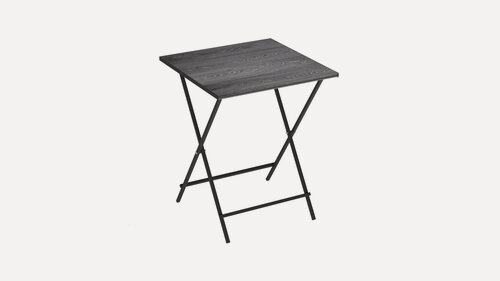 Изображение товара Стол складной дачный "Лаундж лайт" (ДПК серый), 60.6х60.5х75 см