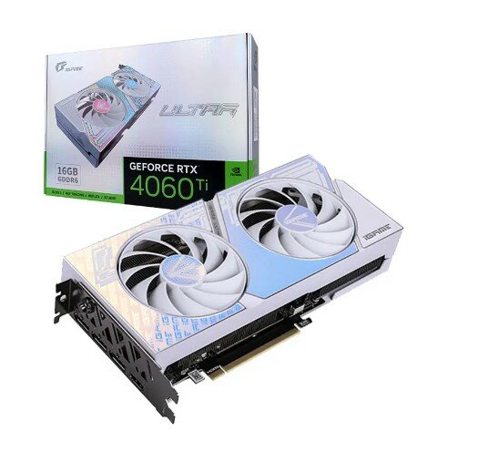 Видеокарта Colorful GeForce RTX 4060 Ti Ultra W DUO OC 16GB-V 16GB (RTX 4060 Ti Ultra W DUO OC 16GB-V)