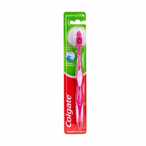 Зубная щётка, Colgate, средней жёсткости, в ассортименте