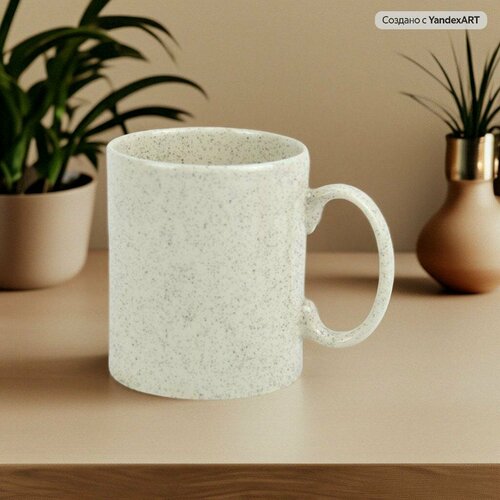Кружка керамическая цилиндр 320 мл гранит 299₽