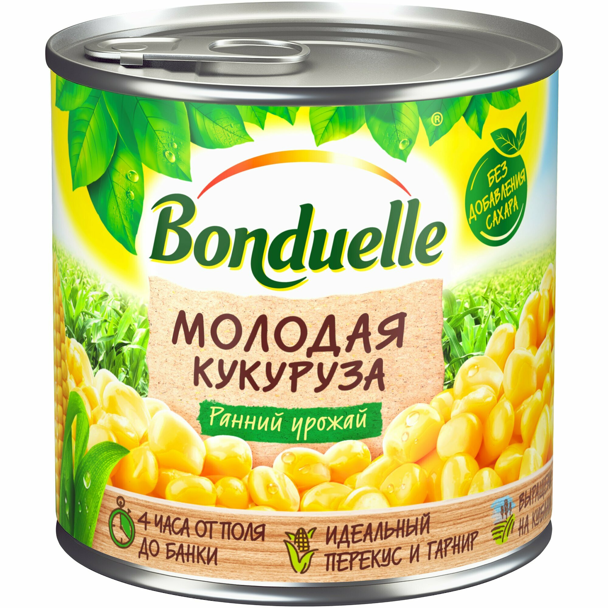 Кукуруза молодая Bonduelle, 170 г, 212 мл