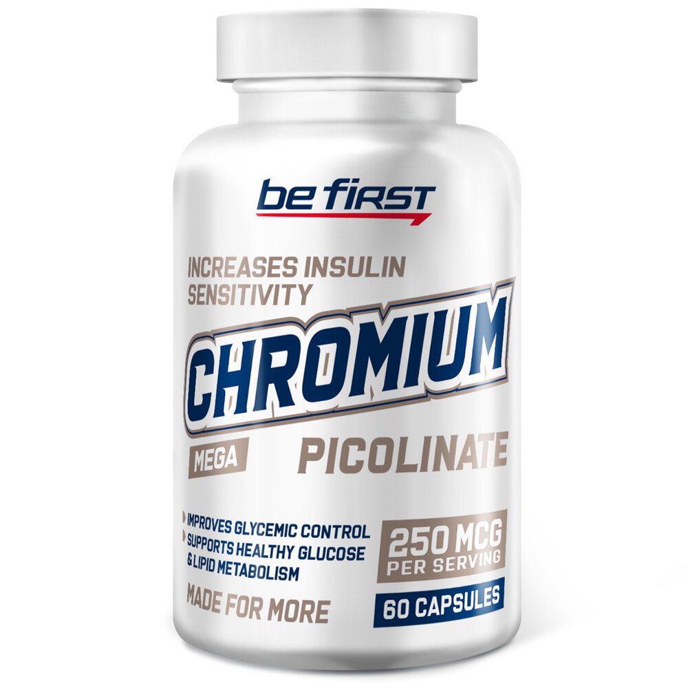 Be First Chromium Picolinate 60 капсул