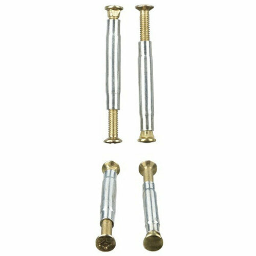 Стяжки msm для дверных ручек на планке полированная латунь 2шт 449₽