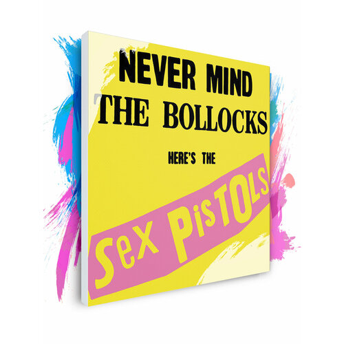 Картина по номерам на холсте The Sex Pistols - Never Mind The Bollocks (1977), 100 х 100 см