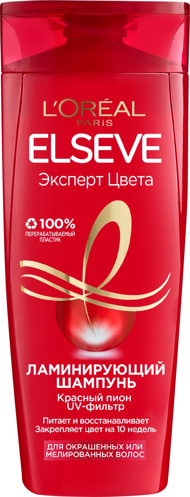 Шампунь для волос L’Oreal Paris Elseve Эксперт цвета Цвет и блеск 400мл