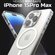 Чехол прозрачный противоударный для iPhone 15 Pro Max с поддержко...