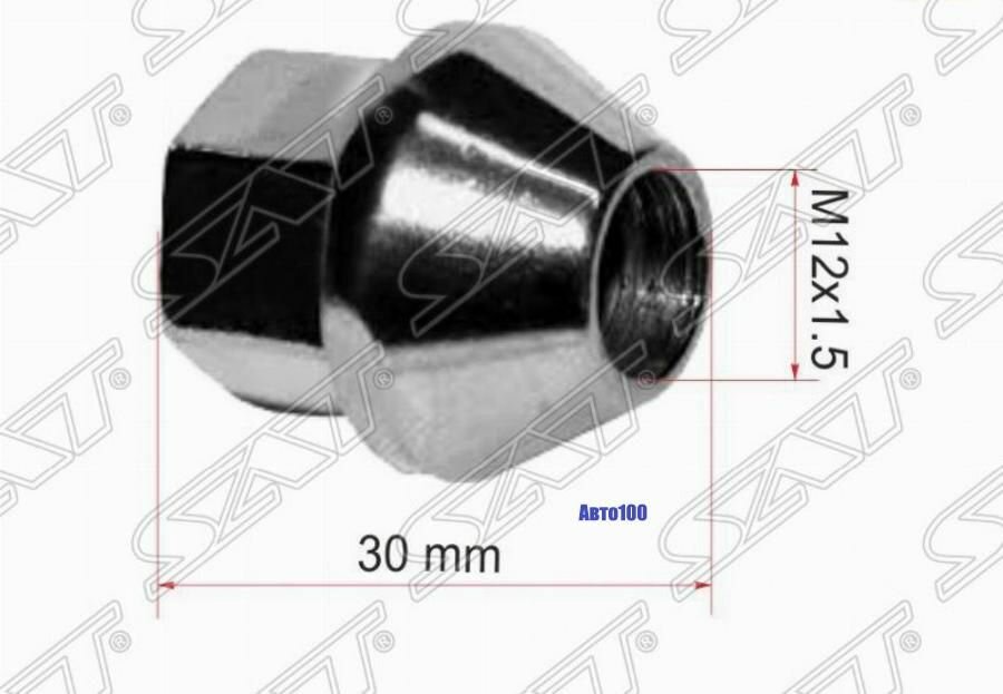 Гайка колесная FORD FOCUS 08-/FIESTA 03-/C-MAX 07-/MONDEO 07-/KUGA 08-12