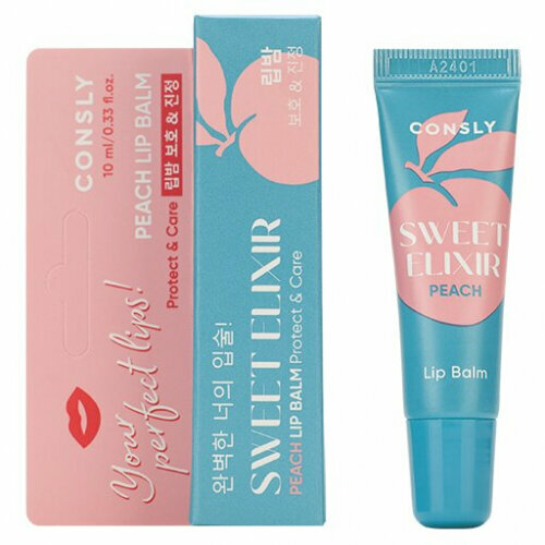Бальзам для губ Consly SWEET ELIXIR с экстрактом персика 10мл 412₽