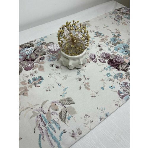 Скатерть - дорожка 40х150 / сервировка на стол / тефлоновая пропитка/ прямоугольная /гипоаллергенная /