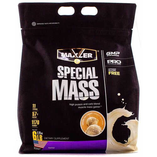 Maxler special mass 2730 гр вкус: Ванильное мороженое