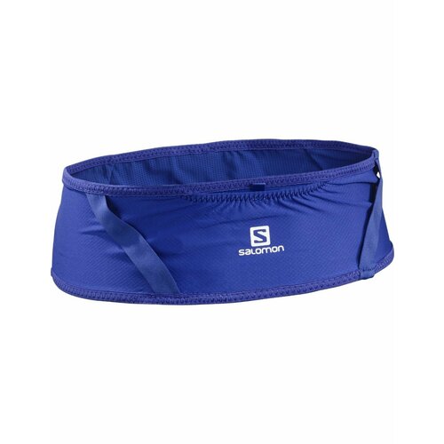 Сумка поясная Salomon Pulse belt, фактура гладкая, синий
