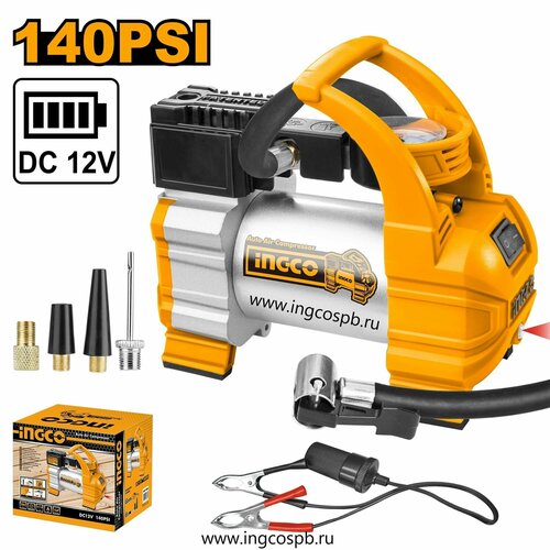 Автомобильный компрессор 12В 10 бар INGCO AAC1408 3620₽