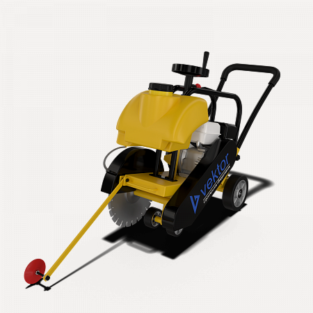 Изображение товара Резчик швов (швонарезчик) Vektor VFS-350B (с двигателем Lifan 6.5 л. с, глубина реза 100мм)