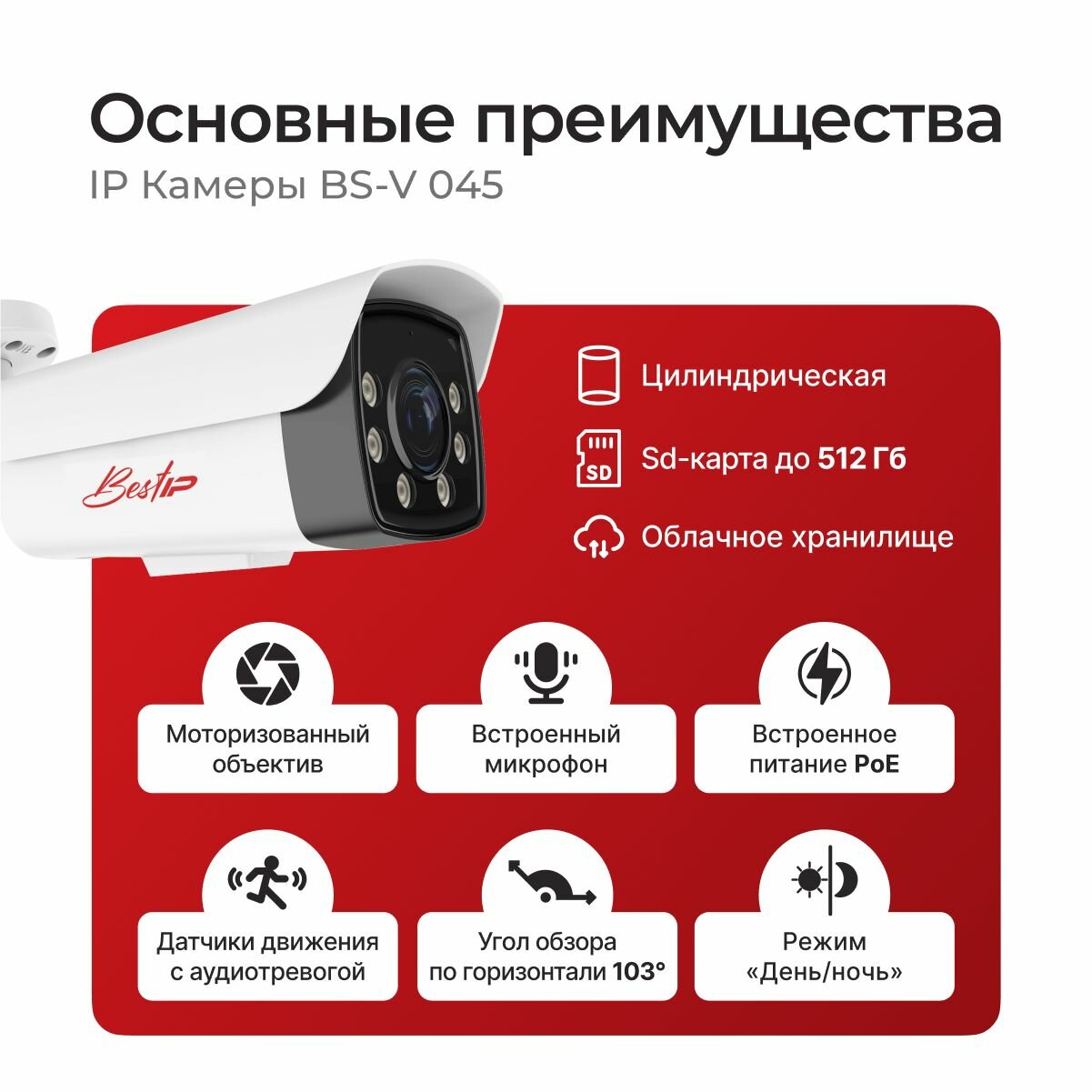 IP видеокамера BS-V 045 BestIP — фото 1