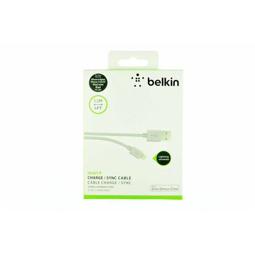 Кабель USB для iPhone Lightning Belkin 12m in box 250₽