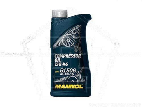 Масло mannol компрессорное compressor oil iso 46 (1л.) минеральное
