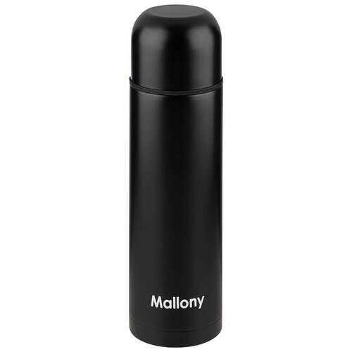 Термос из нерж. стали SOLIDO, 0,5 л, черный