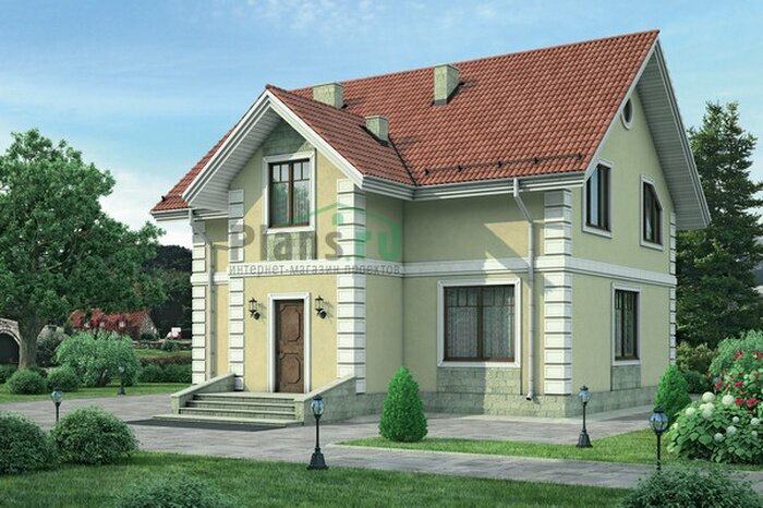 Проект дома Plans-54-37 (133 кв. м, газобетон)