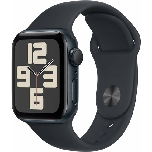 Умные часы Apple Watch SE 2024 44mm Midnight Aluminum Case with Midnight Sport Band SM 2847200₽