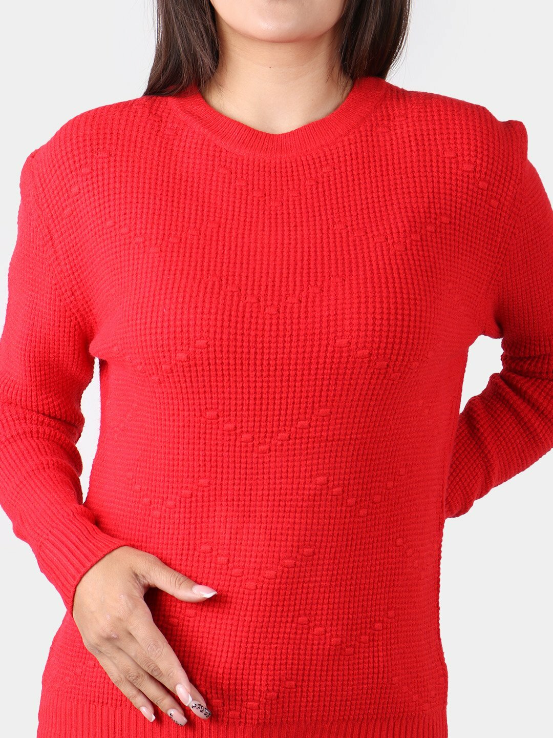 Свитер размер One Size, , красный — фото 1