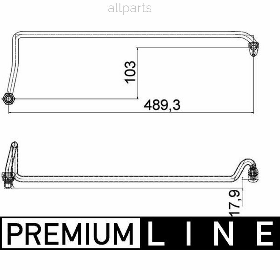 MAHLE AHX5000P Запасные части для теплообменника салона