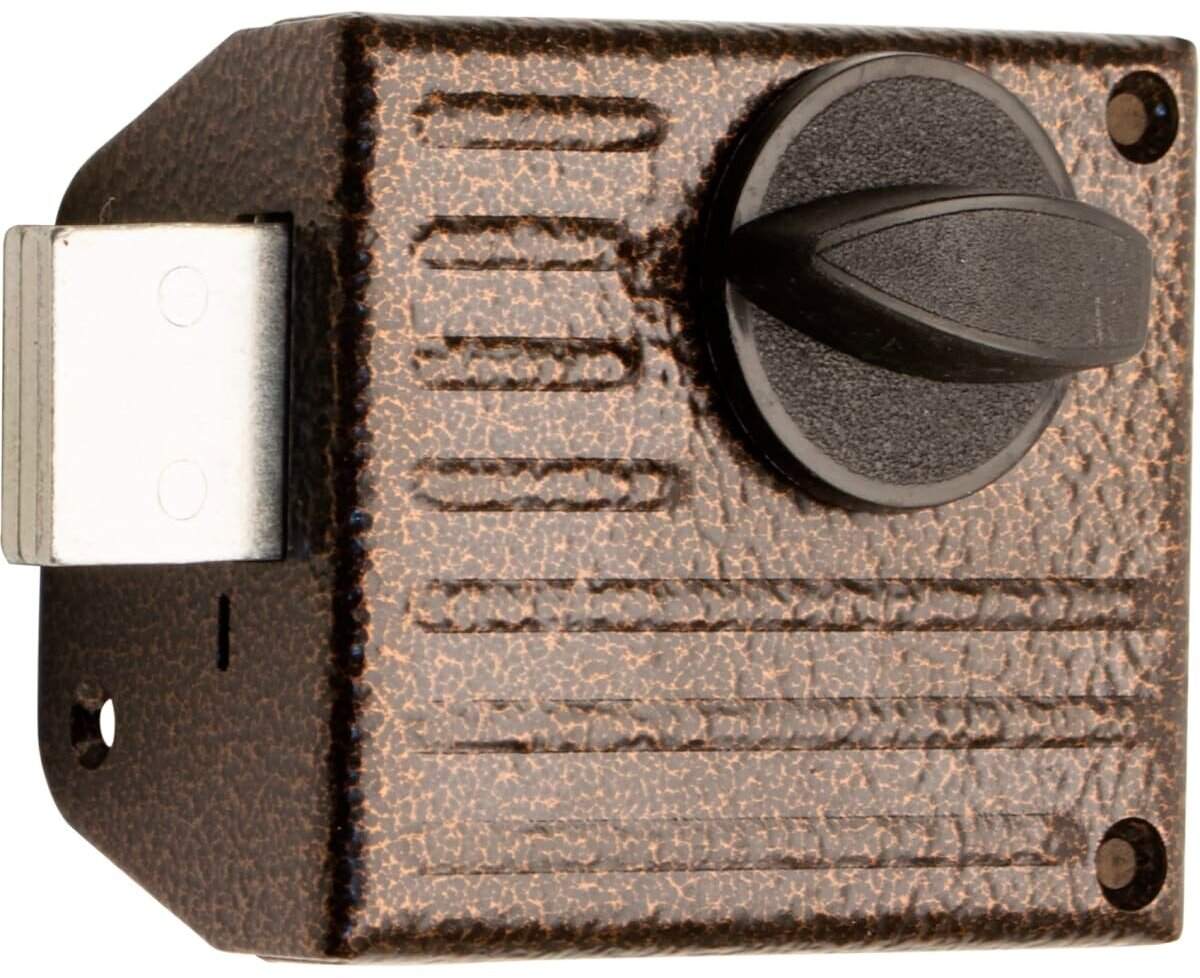 Умный накладной замок Зенит ЗН-1-2.1 07276 для деревянных дверей медь