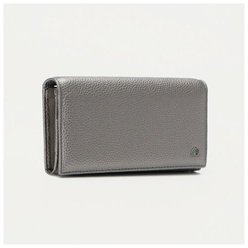 фото Кошелёк на магнитах, цвет серый нет бренда