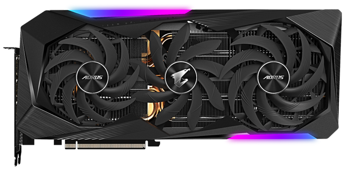 Видеокарта GIGABYTE AORUS GeForce RTX 3070 Ti MASTER 8G, OEM