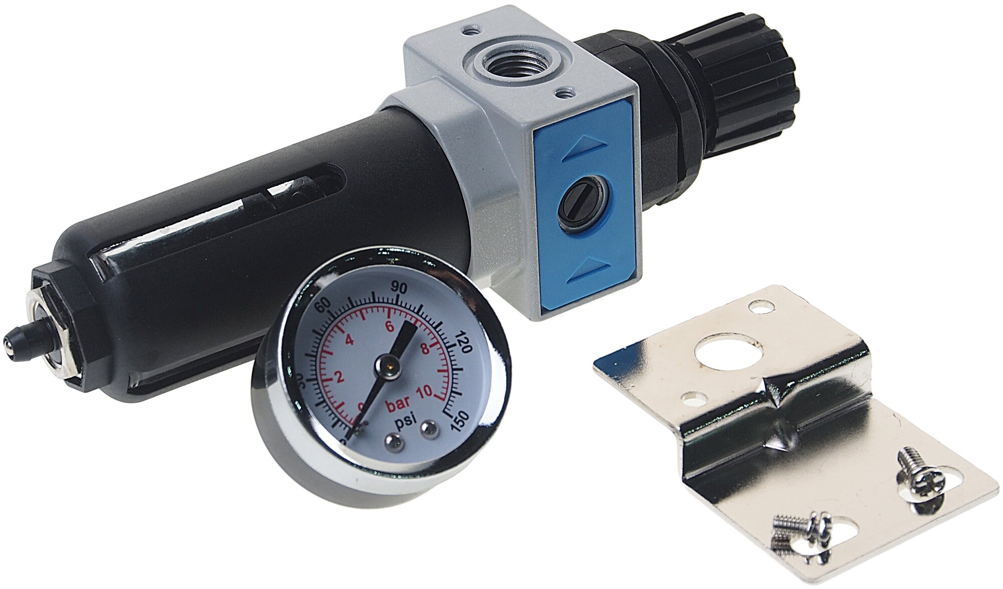 Фильтр-регулятор RF-EW2000-02 с индикатором давления для пневмосистем 1/4