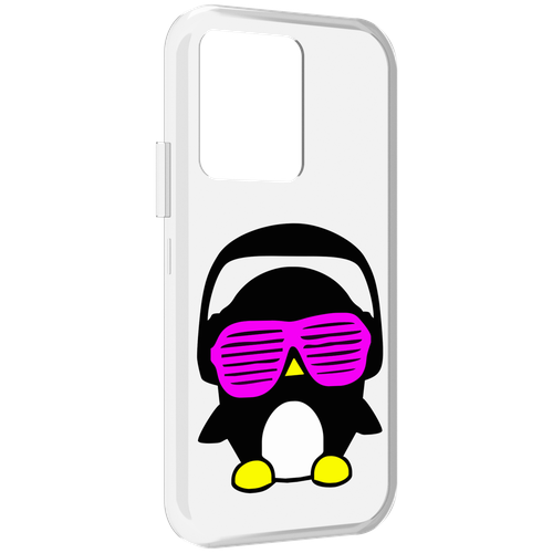 Чехол MyPads пингвин для Vivo iQOO 10 задняя-панель-накладка-бампер чехол mypads сергей бодров для vivo iqoo 10 задняя панель накладка бампер