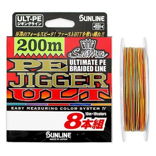 Шнур Sunline PE JIGGER ULT (8braid) 200M 10LB/#0.6