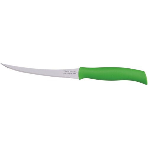 Нож для помидоров/цитрусовых TRAMONTINA Athus зеленый 12,5 см