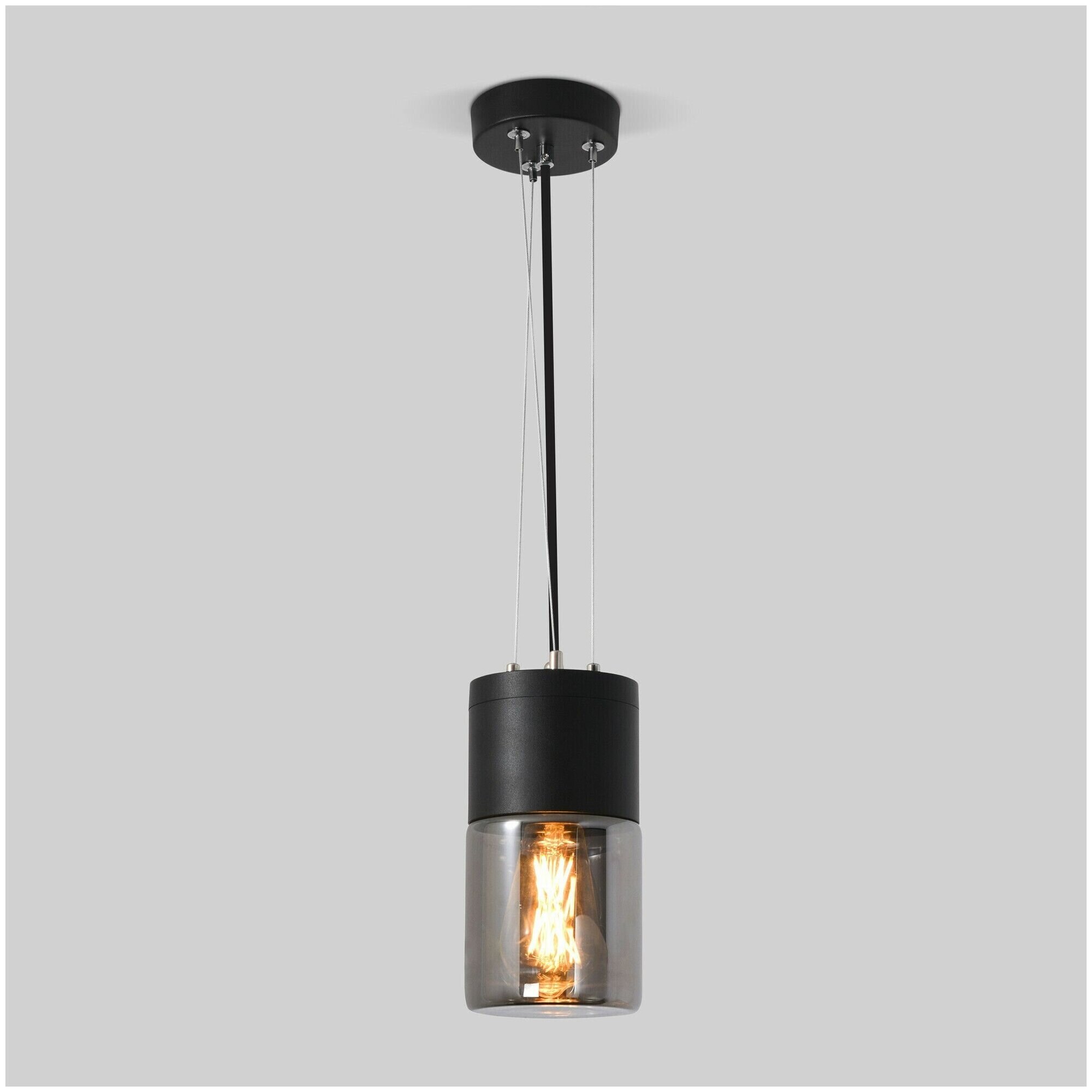 Уличный подвесной светильник Elektrostandard Roil 35125/H цвет чёрный, IP54