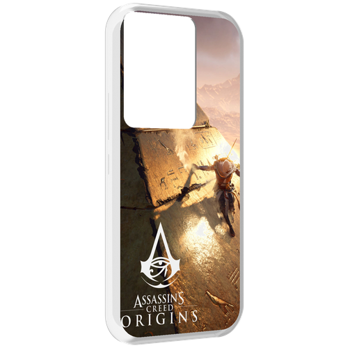 Чехол MyPads Assassin's Creed Origins для Itel Vision 3 Plus / Itel P38 Pro задняя-панель-накладка-бампер чехол mypads assassin s creed мужской для itel vision 3 plus itel p38 pro задняя панель накладка бампер