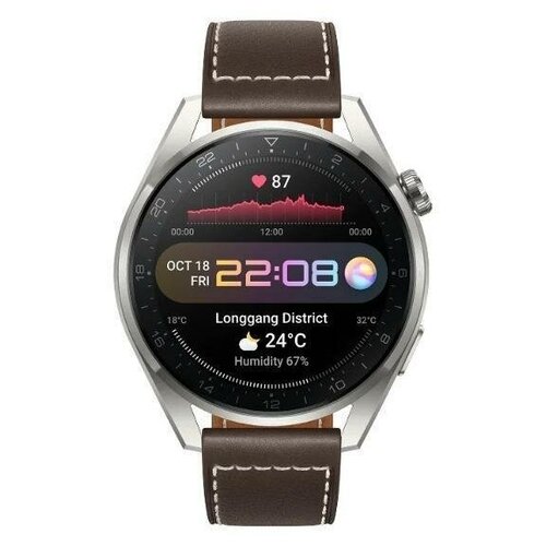 фото Умные часы huawei watch 3 pro lte 48mm 2/16gb brown