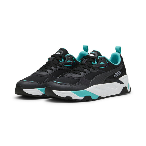 Кроссовки PUMA Mercedes-AMG PETRONAS Trinity Sneakers, размер 39 RU, черный