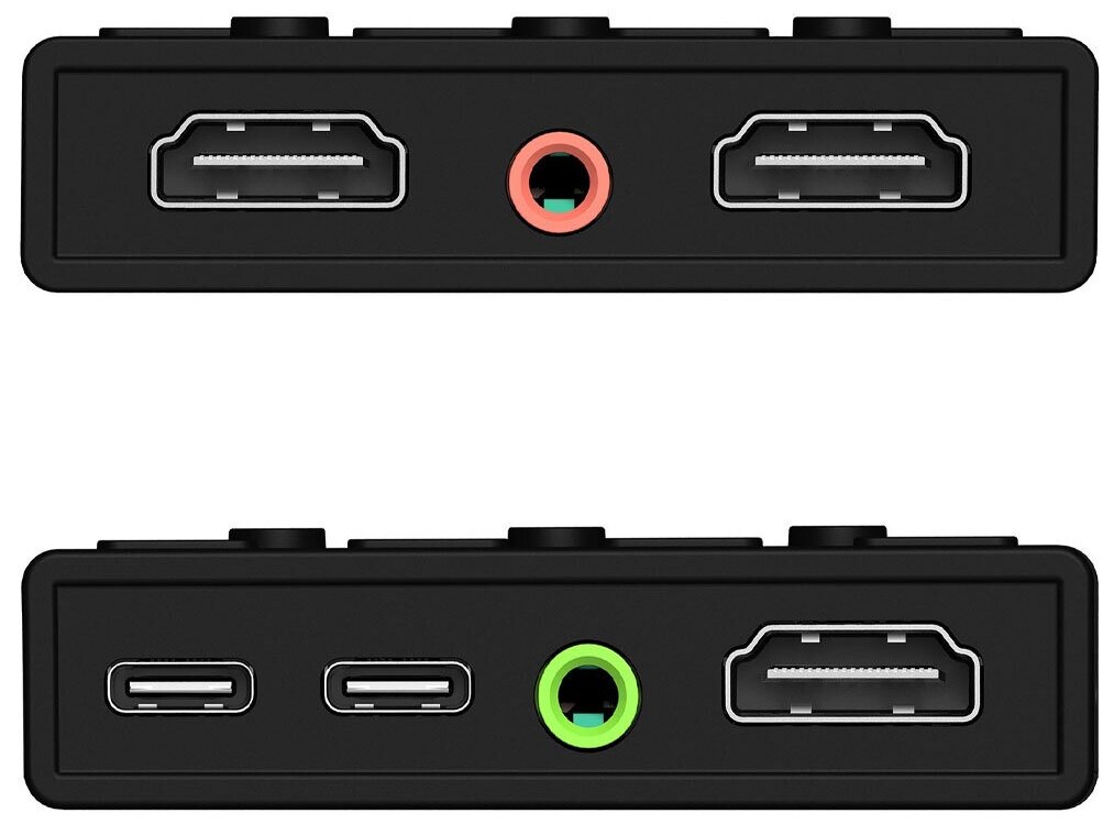 Внешняя карта видеозахвата j5create Dual HDMI Video Capture to USB-C with Power Delivery 3.0 (JVA06)