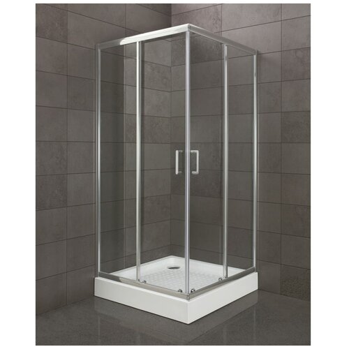 Душевой уголок Belbagno UNO-195-A-2-90-C-Cr душевой уголок cezares elena a 2 90x90 elena w a 2 90 c cr профиль хром стекло прозрачное