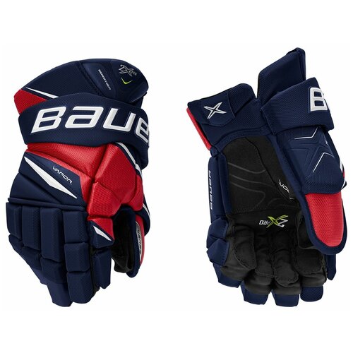 фото Перчатки bauer vapor 2x pro sr (nav/red/wht 13")