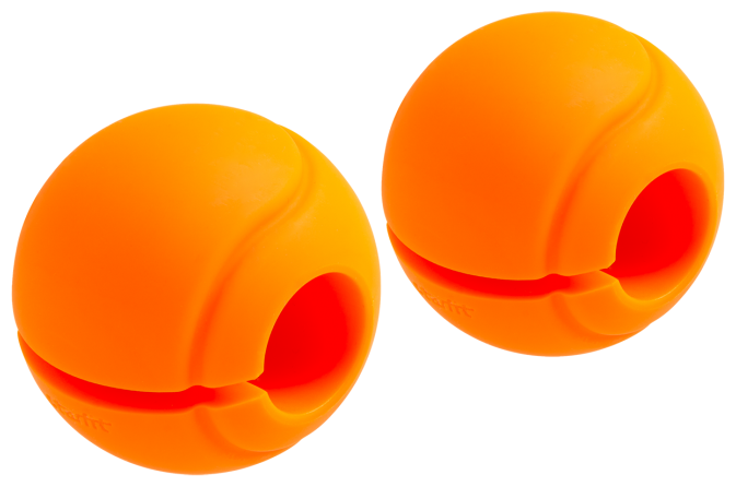 Комплект расширителей хвата BB-111, d=25 мм, сфера, оранжевый, 2 шт, Starfit