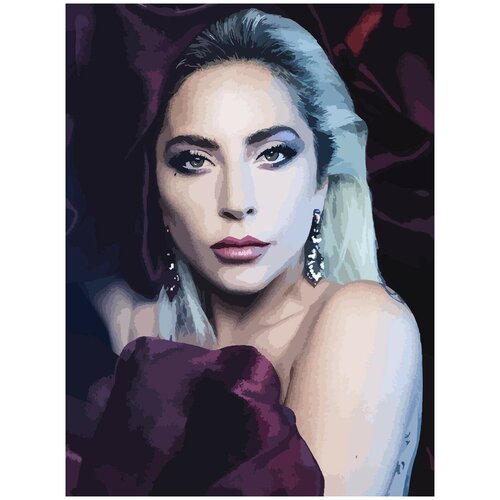 Картина по номерам на холсте Lady Gaga - 300 30X40 картина по номерам на холсте lady gaga 298 30x40