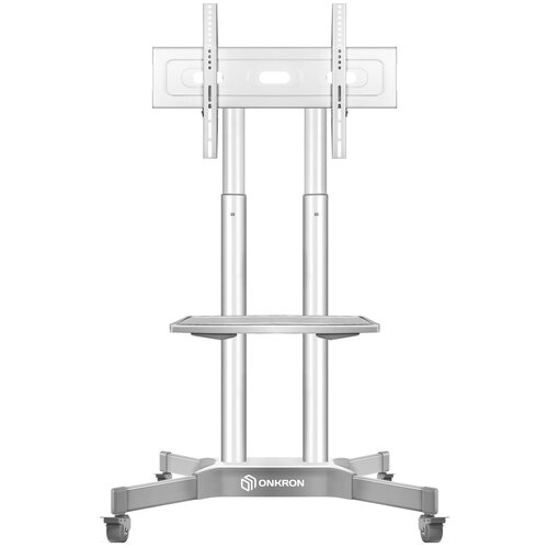 Cтойка ONKRON TS1351 для телевизора 32"-65" с кронштейном, до 45 кг, регулировка высоты, полка для AV, белая белый