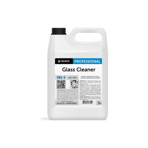 081-5 PRO-BRITE GLASS CLEANER Универсальное средство для стёкол и зеркал Рн 10,5л